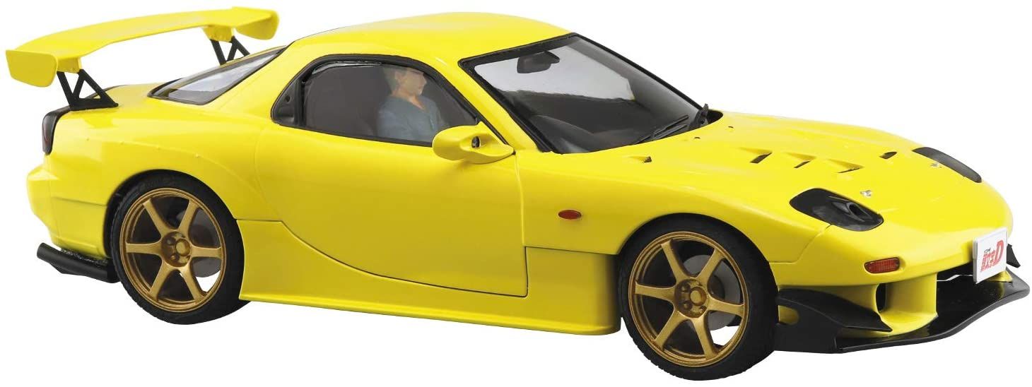 Aoshima Keisuke Takahashi FD3S RX-7 Project D Specifications w/Driver Fi - BanzaiHobby