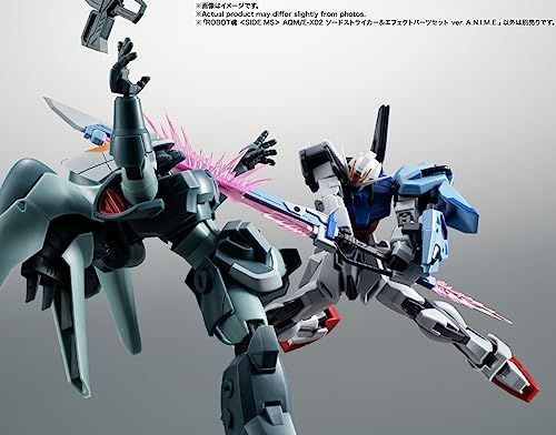 BANDAI SPIRITS(バンダイ スピリッツ) ROBOT魂 機動戦士ガンダムSEED <SIDE MS> AQM/E-X02 ソードストライカー&エフェクトパーツセット ver. A.N.I.M.E. 約165mm ABS&PVC製 塗装済み可動フィギュア - BanzaiHobby