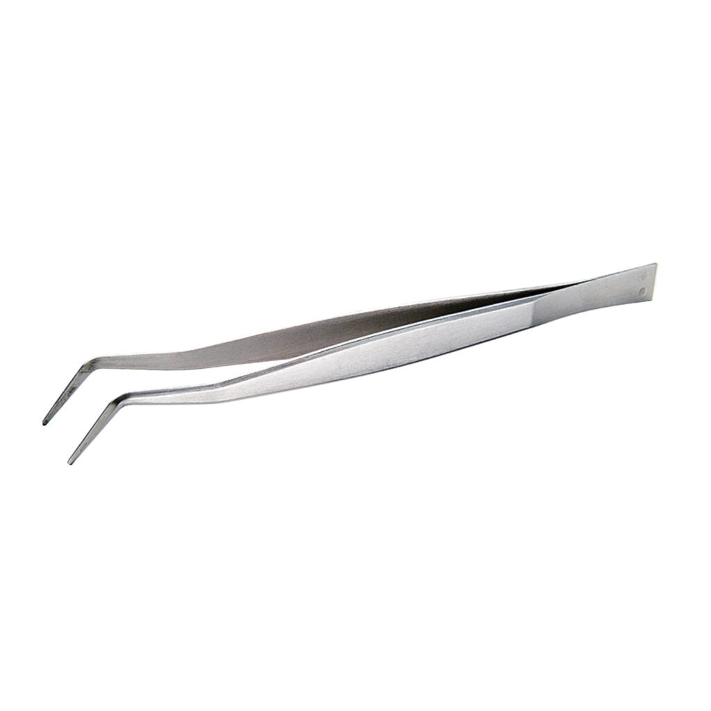 Mineshima F-110B Curved Tweezers 155mm - BanzaiHobby