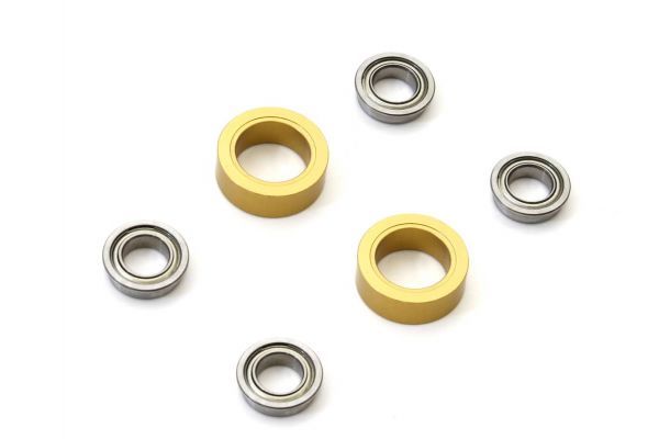 Kyosho EFW004 Front Double Bearing(Gold /2pcs /FANTOM) - BanzaiHobby