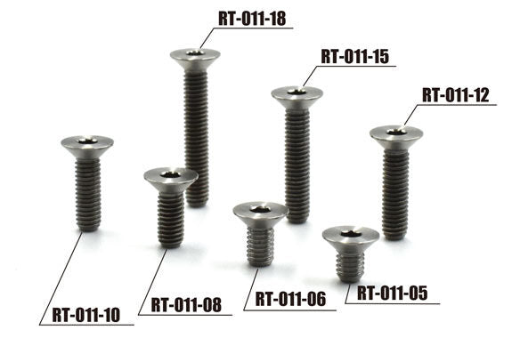 REVED RT-011-15【SPM Titanium Flat Head Screw (M3×15mm)】 - BanzaiHobby