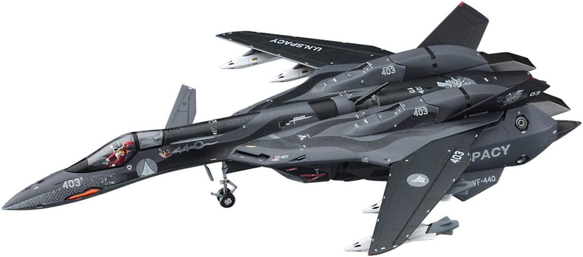 Hasegawa VF-19A `SVF-440 Dullahans` w/Fast Pack & High Maneuver Missile - BanzaiHobby