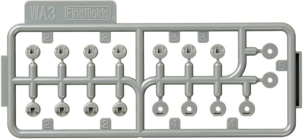 Fine Molds 96 25mm Three Coaxial Gun (shield type for Yamato and Musashi) - BanzaiHobby