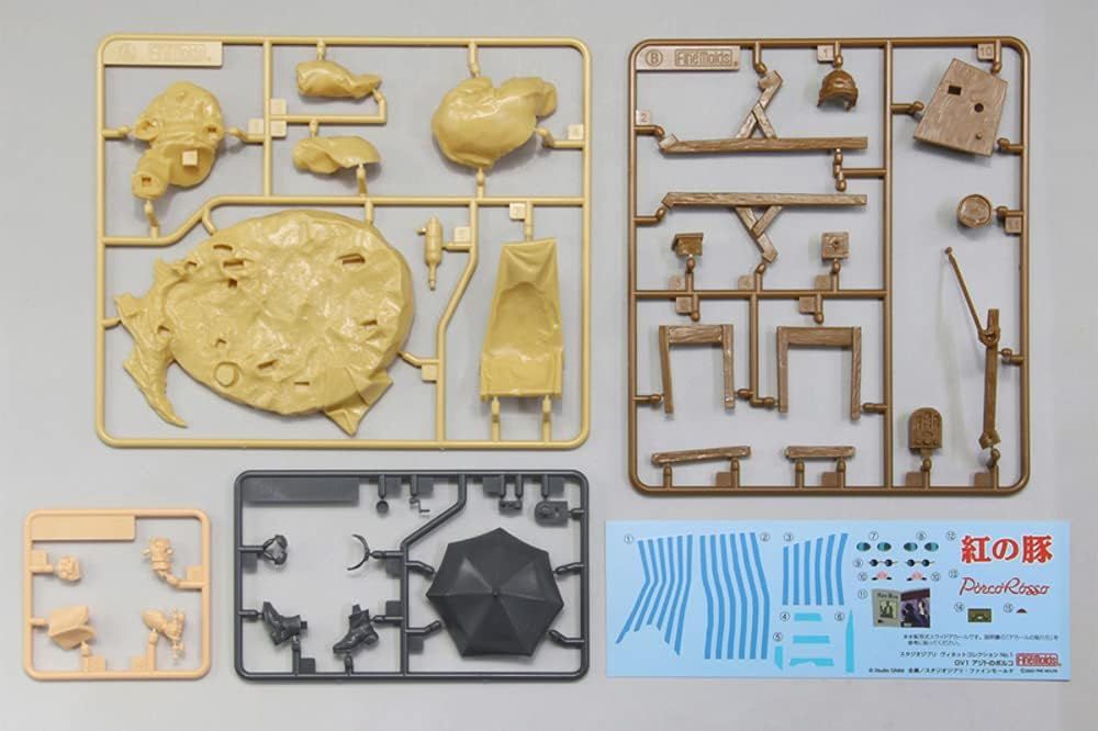 Fine Molds GV1 Studio Ghibli Vignette Collection No.1 Red Pig Polco of Hide - BanzaiHobby