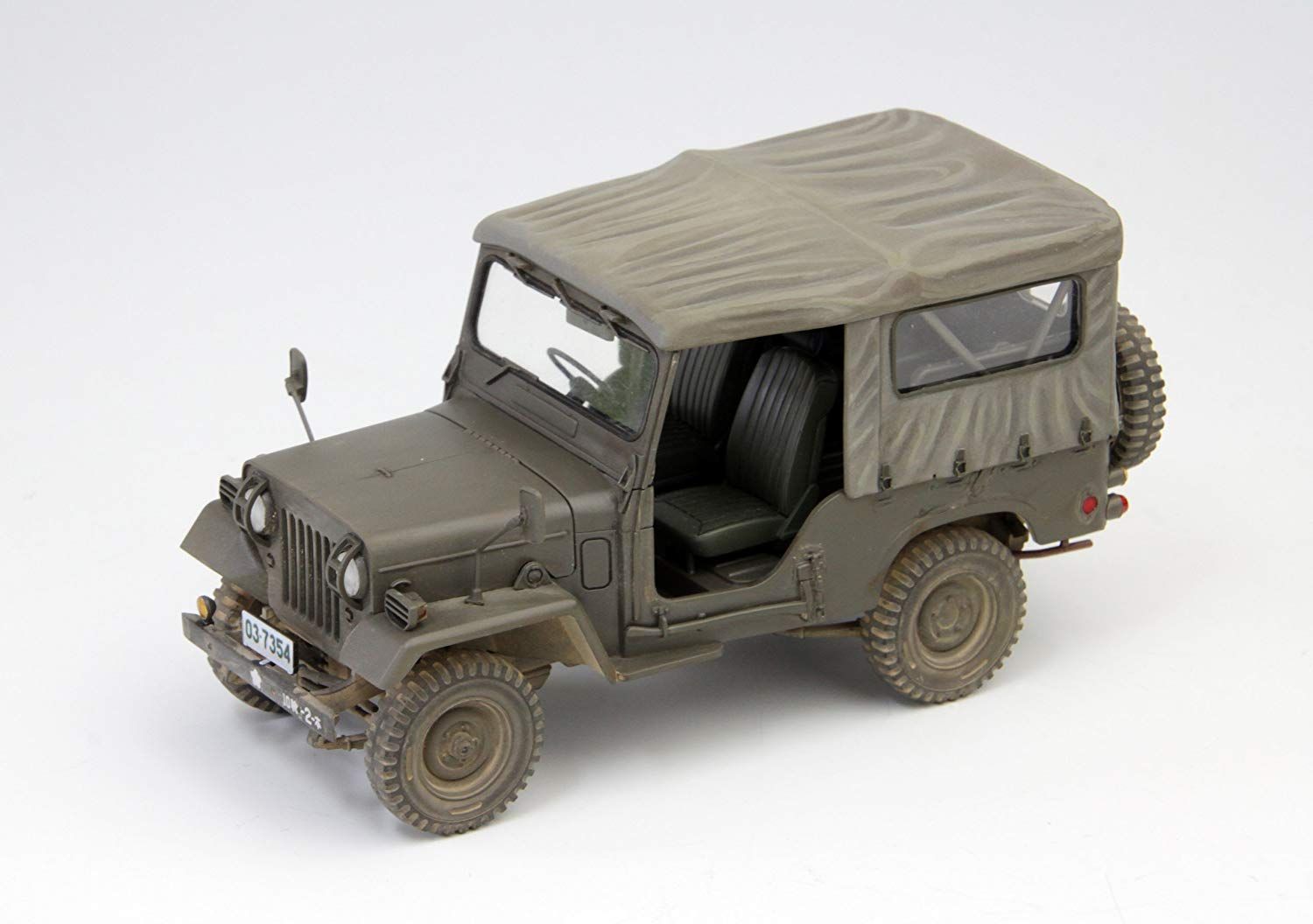 Fine Molds JSDF Type 73 Light Truck Canvas Top - BanzaiHobby