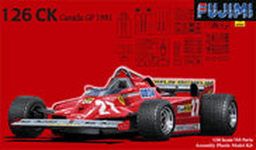 Fujimi 090382 Ferrari 126CK Canada GP - BanzaiHobby