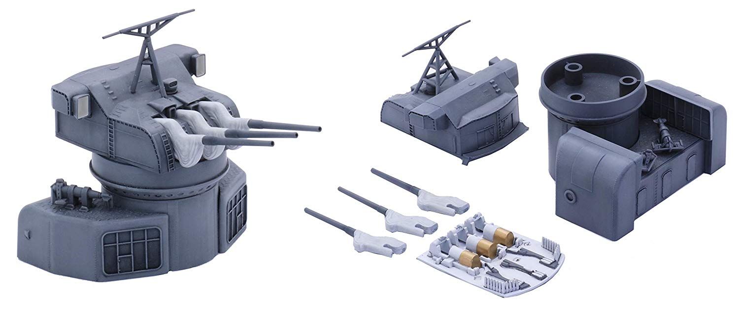 Fujimi Battleship Yamato Central Structure Outlying Facilities - BanzaiHobby