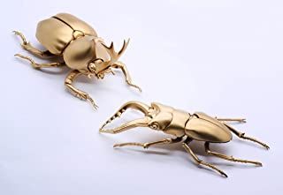 Fujimi Biology Edition Beetle vs Stag Beetle Showdown Set (gold Type) - BanzaiHobby