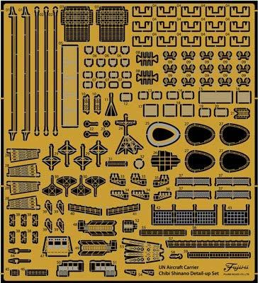Fujimi Genuine Photo-Etched Parts for Chibimaru Ship Shinano - BanzaiHobby
