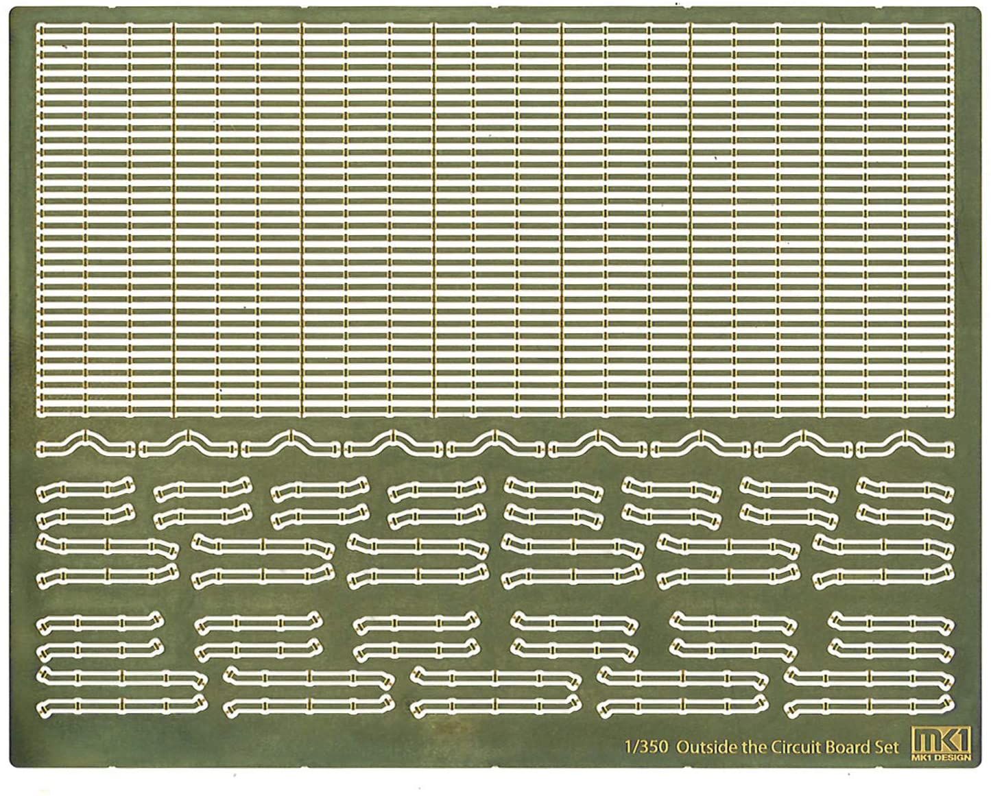 Fujimi IJN Warships Outrigger Electrical Circuit Set Etching Parts - BanzaiHobby