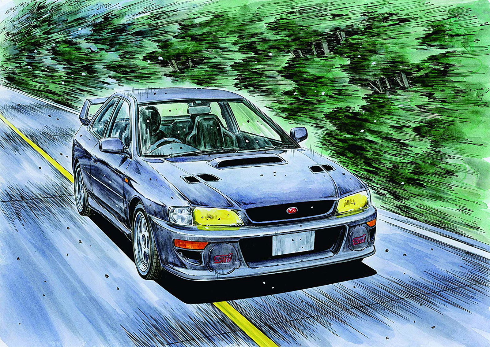 Fujimi Impressa WRX TypeR Sti Fujiwara Takumi - BanzaiHobby