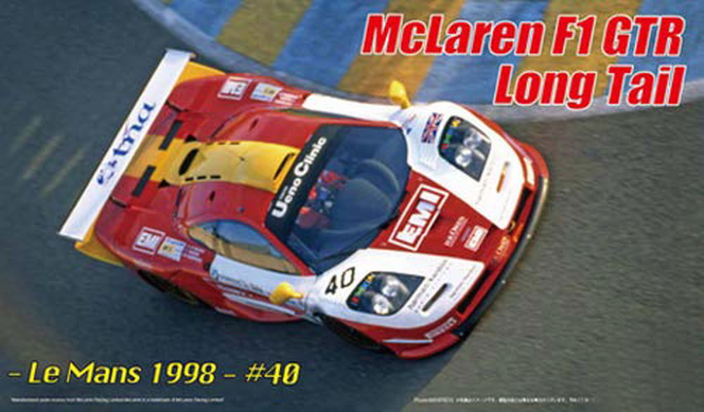 Fujimi McLaren F1 GTR Long Tail Le Mans 1998 #40 DX - BanzaiHobby