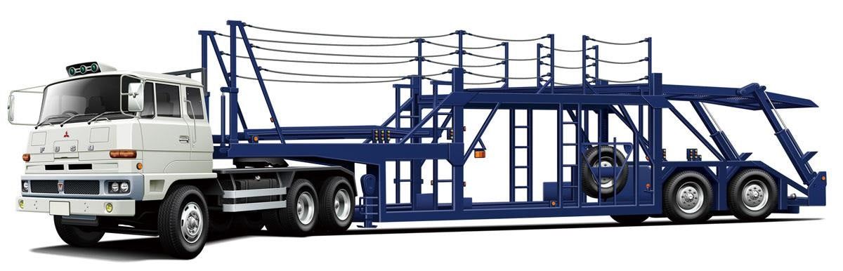 Fujimi Mitsubishi Fuso FV High-Cab Tractor & Transporter - BanzaiHobby