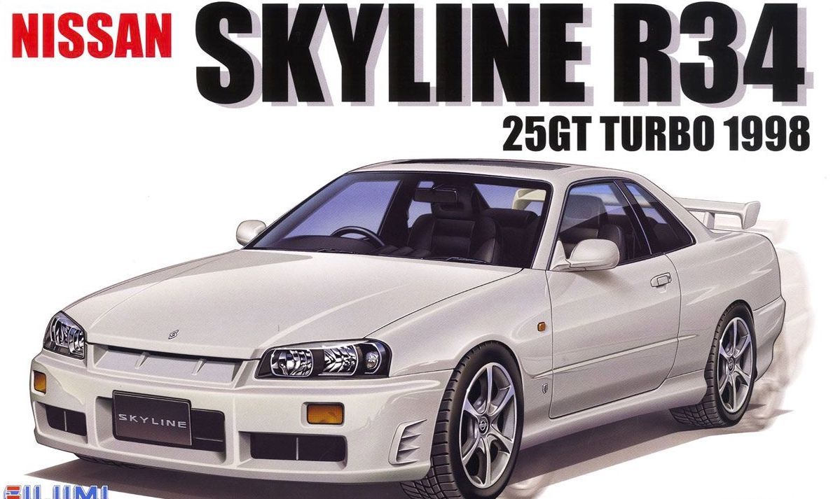 Fujimi R34 Skyline 25GT Turbo 1998 - BanzaiHobby