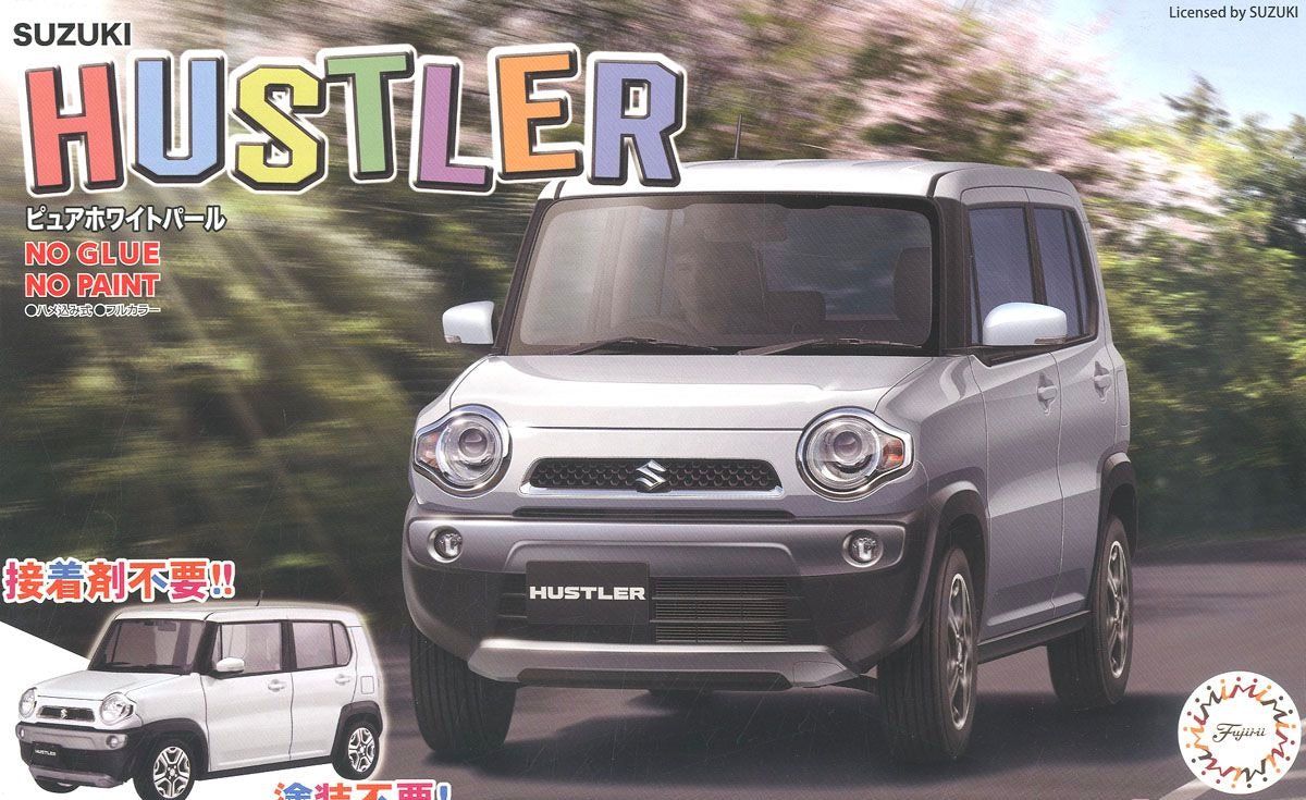 Fujimi Suzuki Hustler (Pure White Pearl) - BanzaiHobby