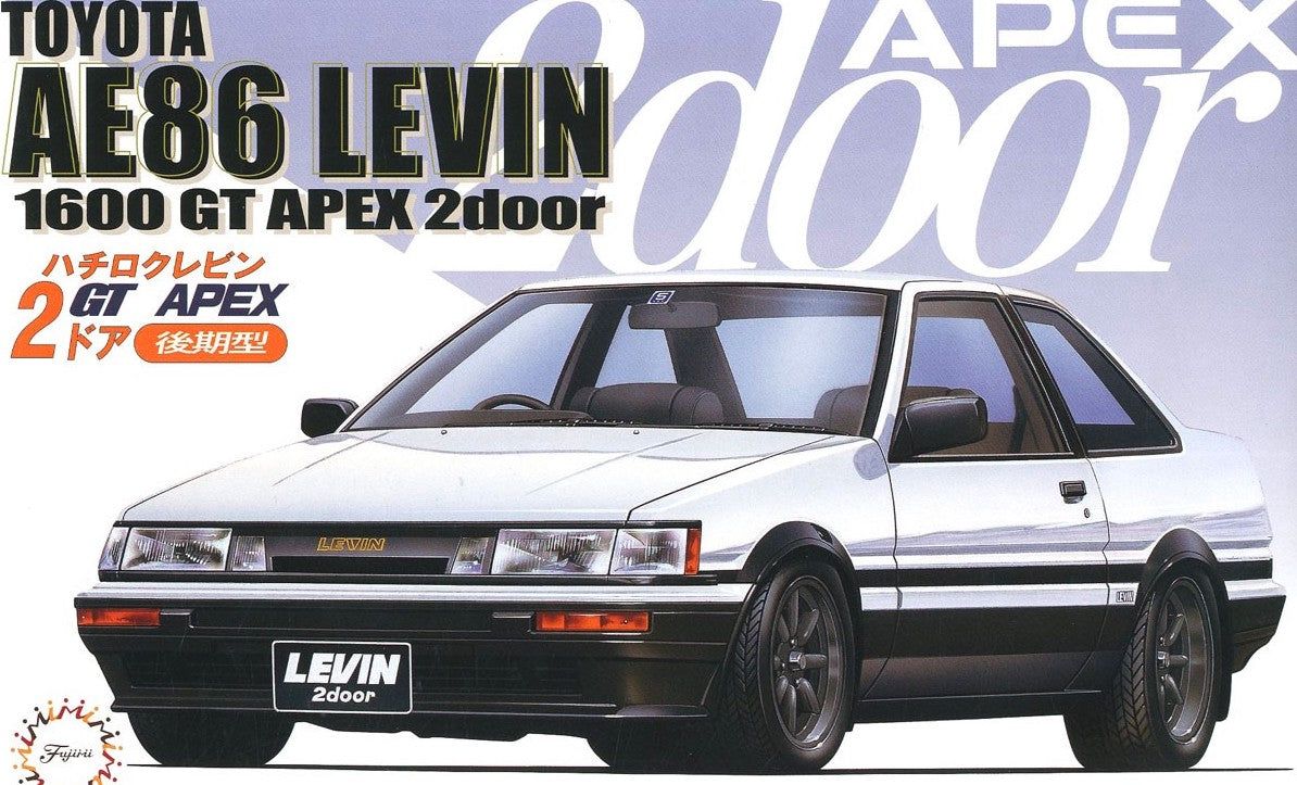 Fujimi Toyota AE86 Levin 1600GT Apex 2Door `85 - BanzaiHobby