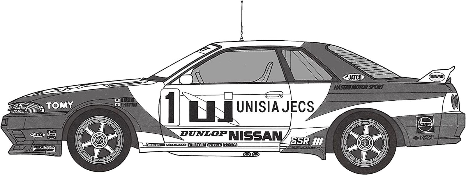 Fujimi Unisia Jecs Skyline (BNR32 1993 JTC) - BanzaiHobby