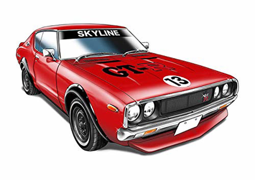 Fujimi Yoroshiku Mechadoc Nissan Skyline GT-R 2dr `73 (KPGC110) Team GT - BanzaiHobby