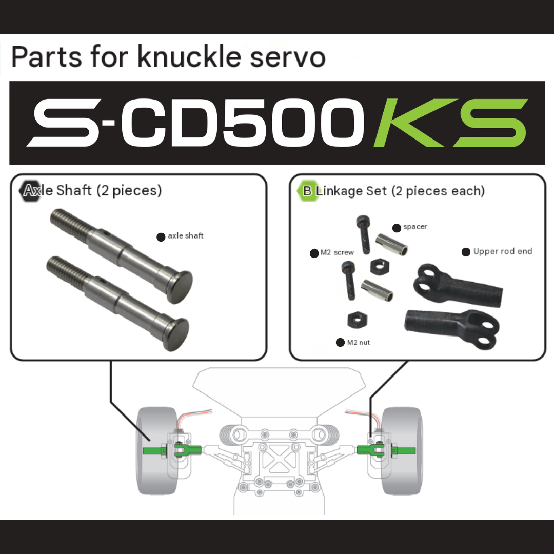 (PO AUG 2026) Futaba BS3572 Linkage Set (2 pieces each)