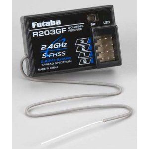 Futaba FUTL7603 R203GF 3-Channel 2.4GHz S-FHSS Receiver - BanzaiHobby