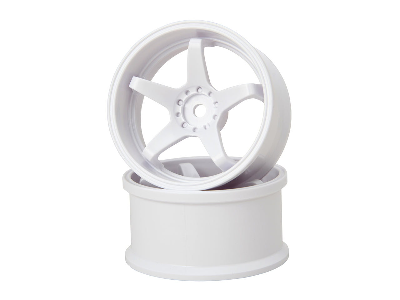 G-Force GD046 N-Type Drift Wheel Traction/+6/White - BanzaiHobby