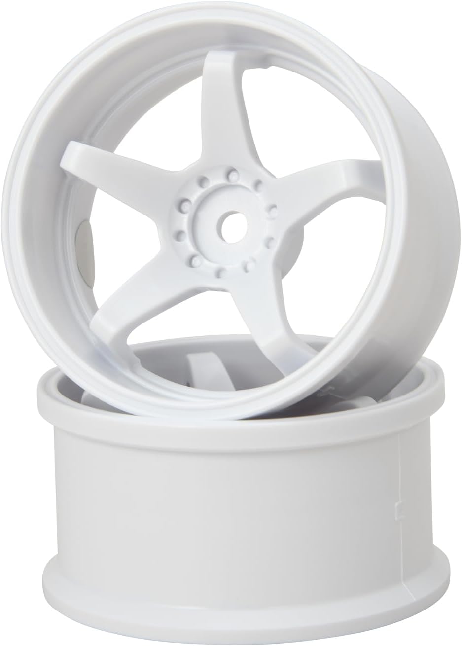 G-Force GD048 N-Type Drift Wheel High Traction/+6/White - BanzaiHobby