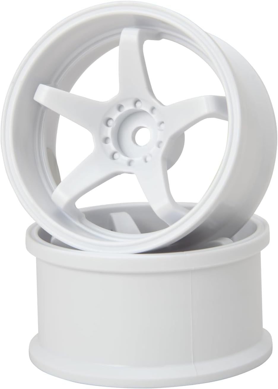 G-Force GD049 N-Type Drift Wheel High Traction/+8/White - BanzaiHobby