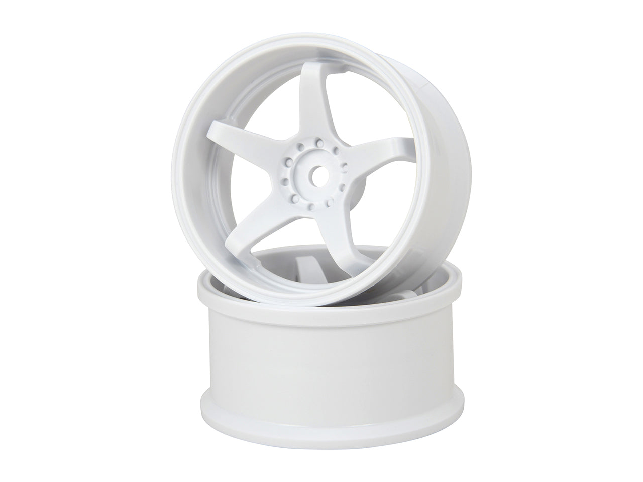 G-Force GD050 N-Type Drift Wheel Super Traction/+6/White - BanzaiHobby