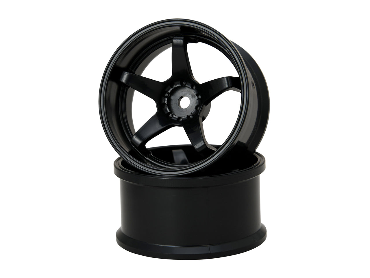 G-Force GD052 N-Type Drift Wheel Traction/+6/Black - BanzaiHobby