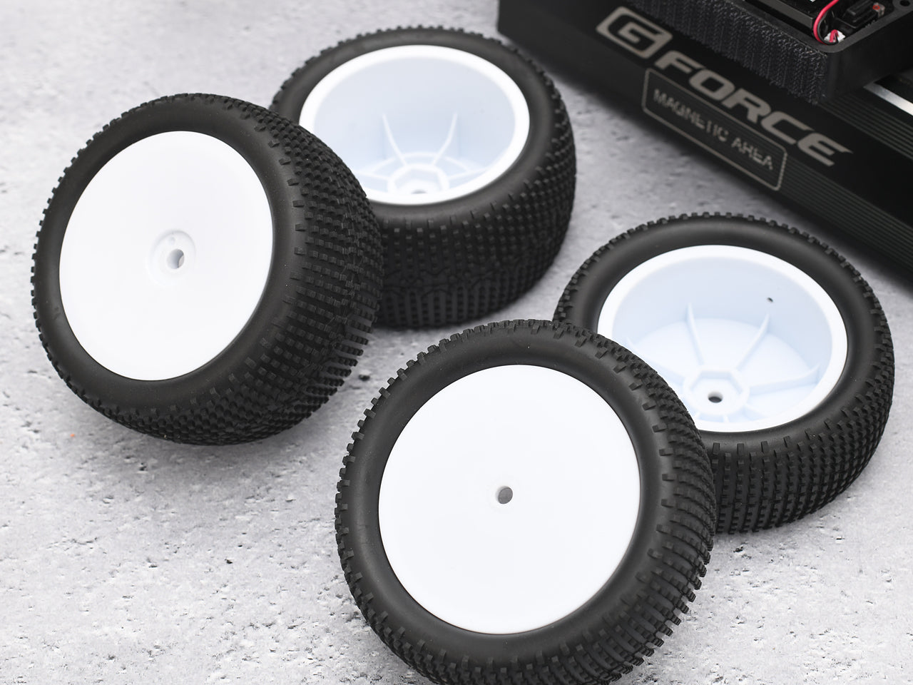 G-Force GSP075 Rear Tyre Micro Block type & Inner - BanzaiHobby