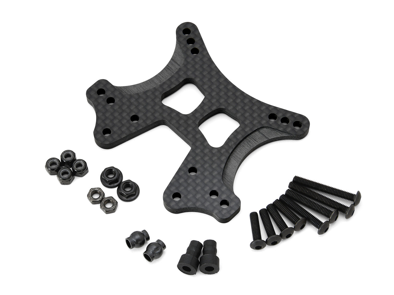 G-Force GOP147 Carbon graphite front damper stay (GENOVA) - BanzaiHobby