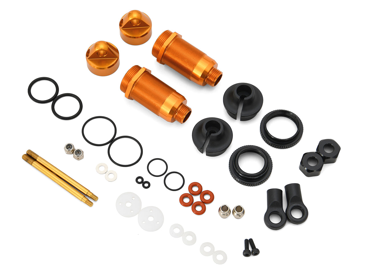 G-Force GOP149 EX Aluminum Big Bore Front Damper Set (GENOVA) - BanzaiHobby