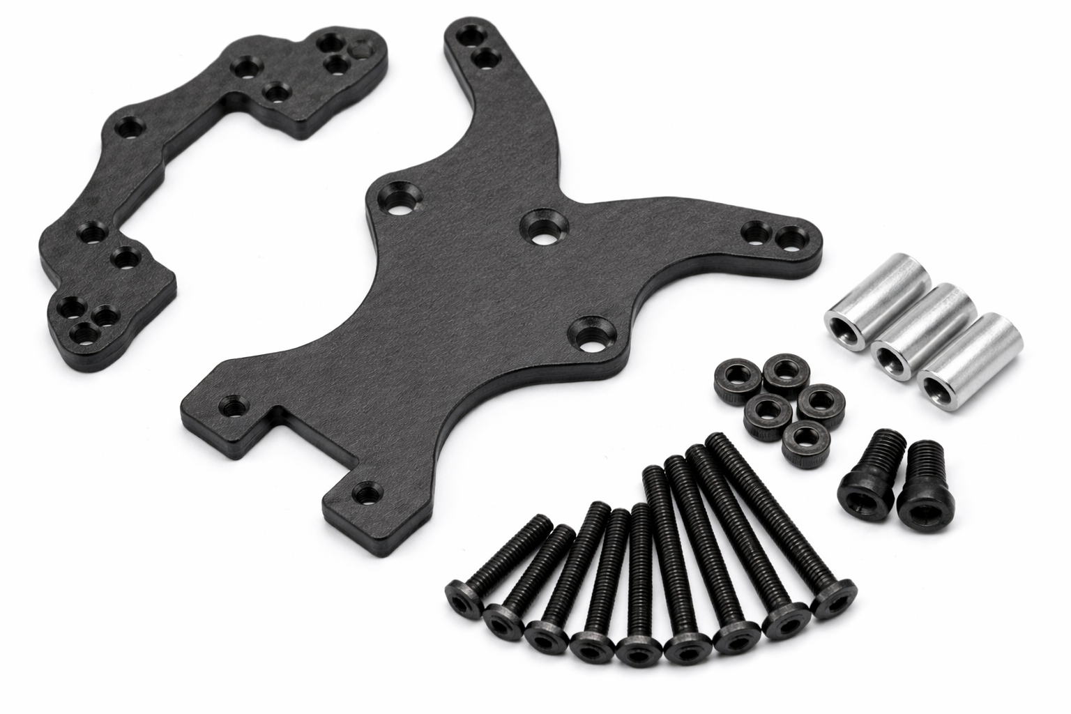 (PO MAR 2026) G-Force GOP160 Carbon Graphite Front Damper Stay set - BanzaiHobby