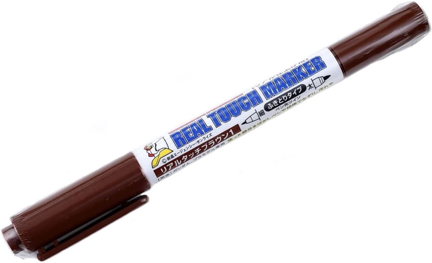 GSI Creos GM407 Gundam Marker, Real Touch Marker, Brown 1, Paint Tool for - BanzaiHobby
