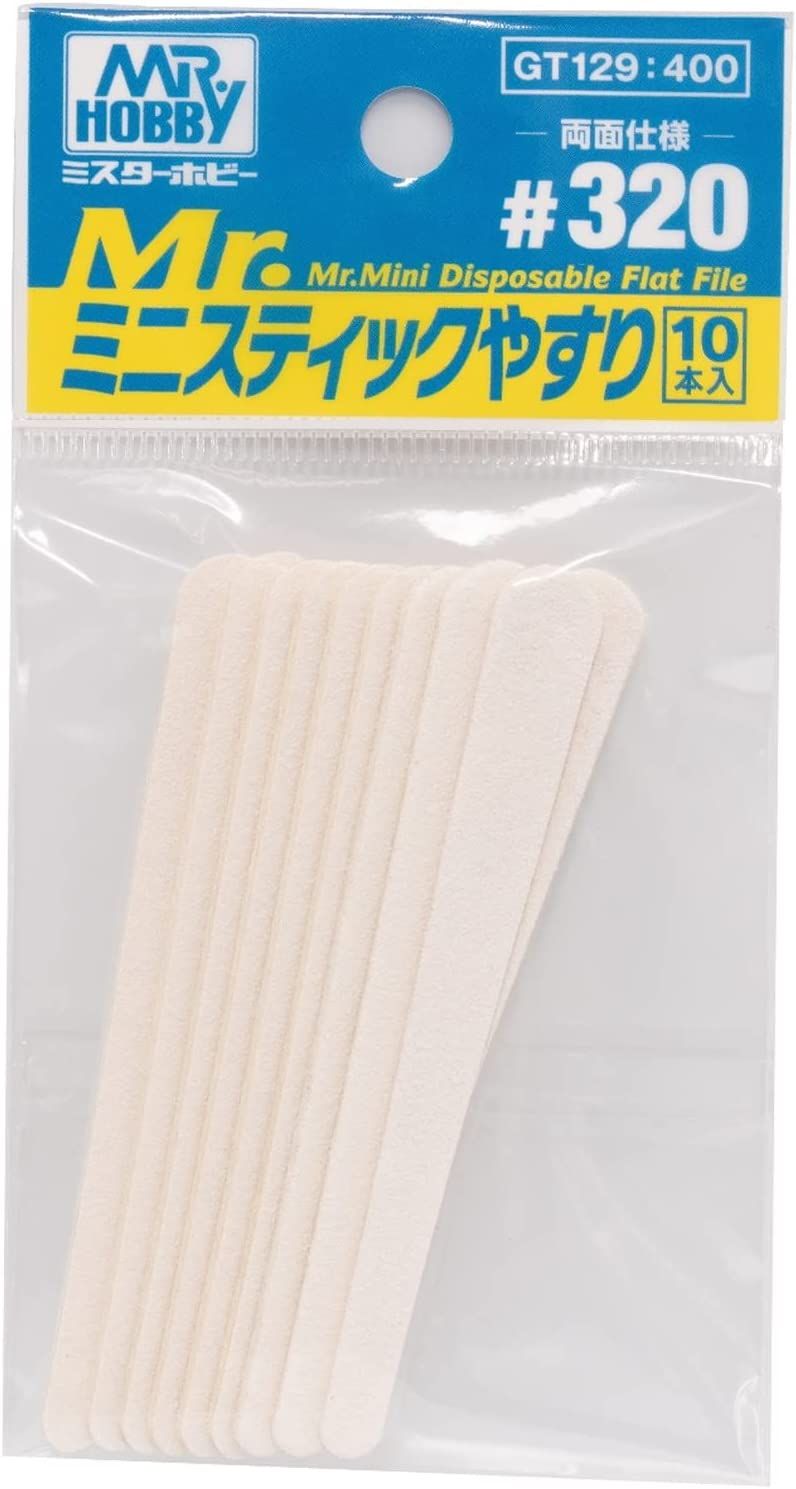 GSI Creos GT129 Mr. Mini Stick File #320 (10 Pices) - BanzaiHobby
