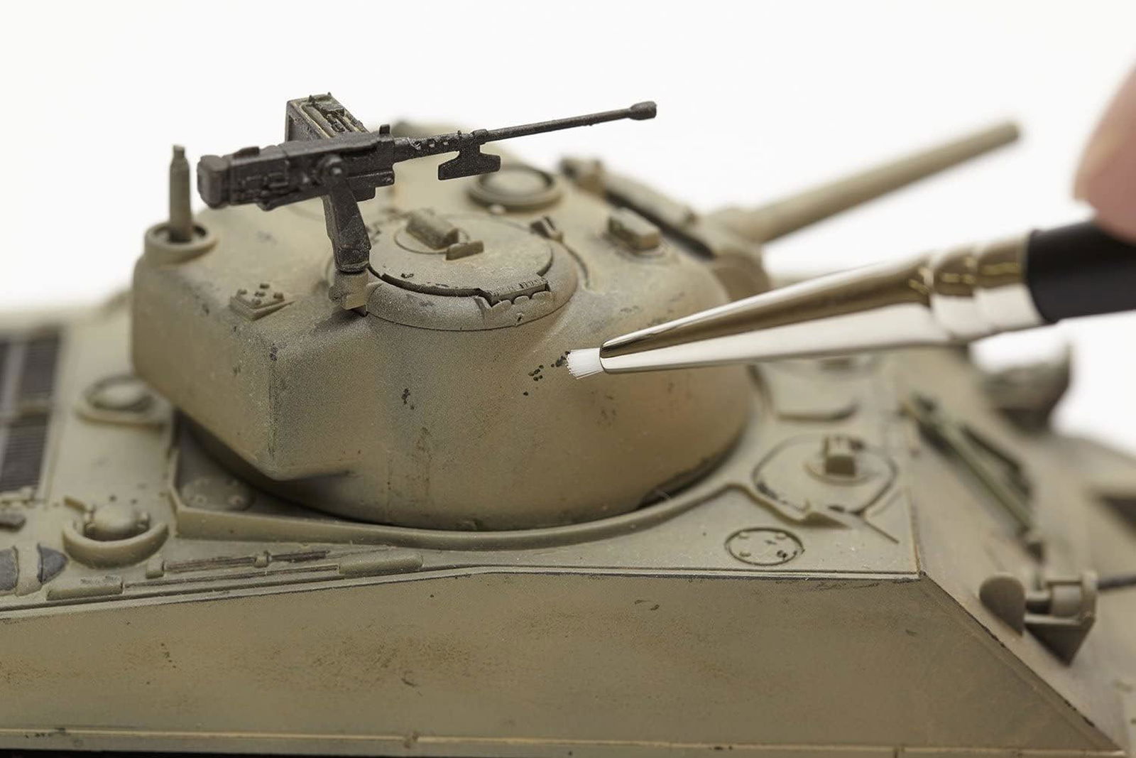 GSI Creos MB35 Mr. Weathering Brush Set Extra Small Soft & Hard - BanzaiHobby