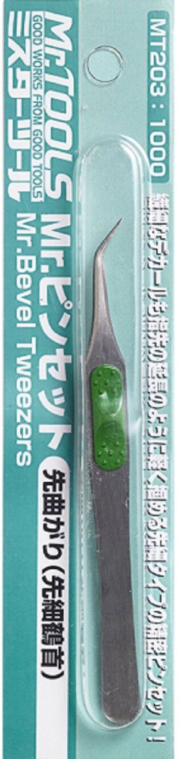 GSI Creos MT203 Mr. Angled Tweezers - BanzaiHobby