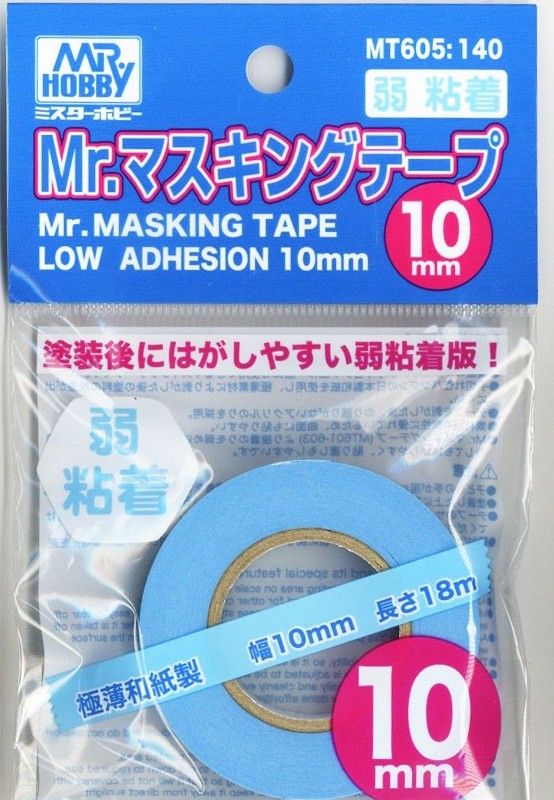 GSI Creos MT605 Mr. Masking Tape Weak Adhesion 10mm - BanzaiHobby
