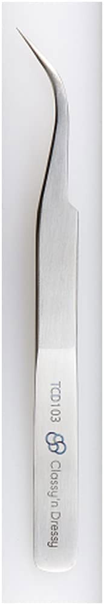 GSI Creos TCD103 Classy`n Dressy Tenir Tweezers (Bend Tip) - BanzaiHobby