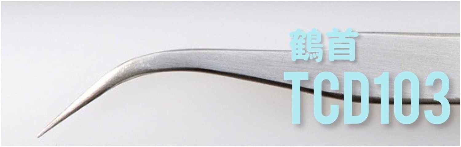 GSI Creos TCD103 Classy`n Dressy Tenir Tweezers (Bend Tip) - BanzaiHobby