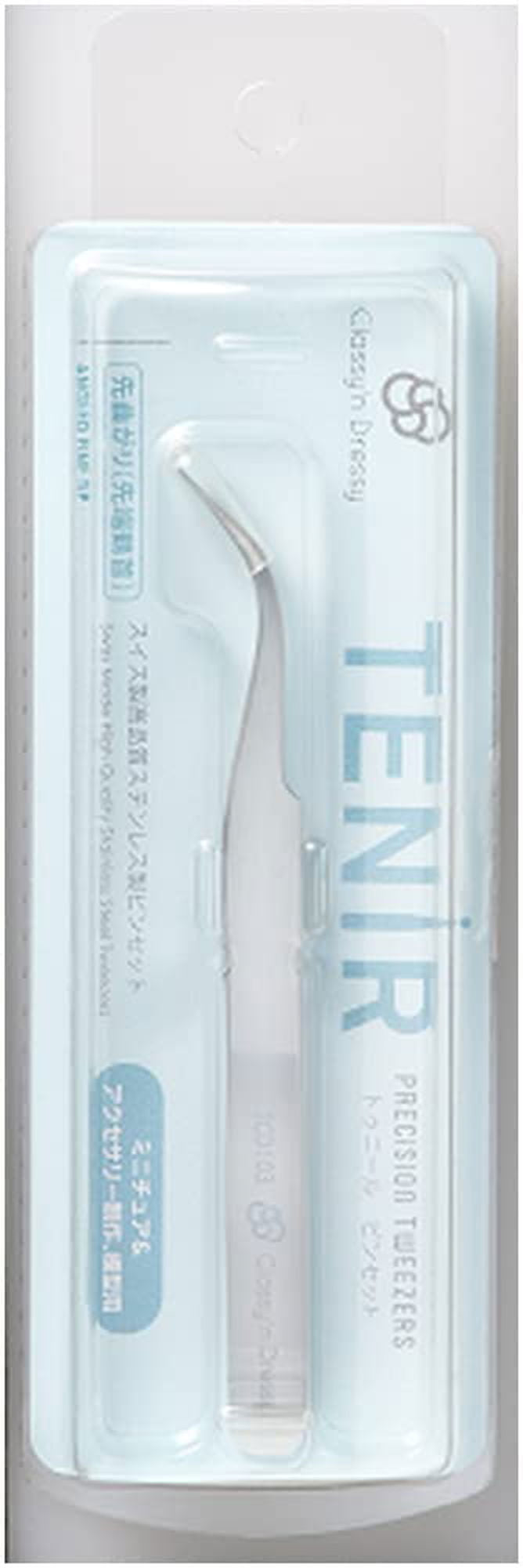 GSI Creos TCD103 Classy`n Dressy Tenir Tweezers (Bend Tip) - BanzaiHobby