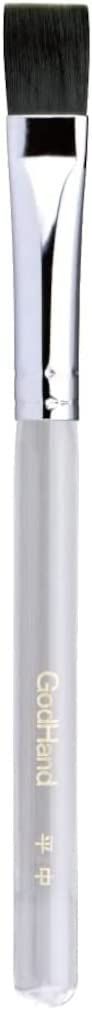 God Hand GH-BRSDP-HIC Kamifude Flat Brush (Medium) - BanzaiHobby