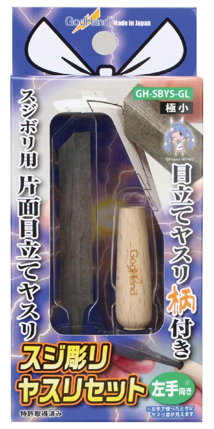 God Hand Line Engraving File Set Extremely Small Size (for Left Hand) - BanzaiHobby