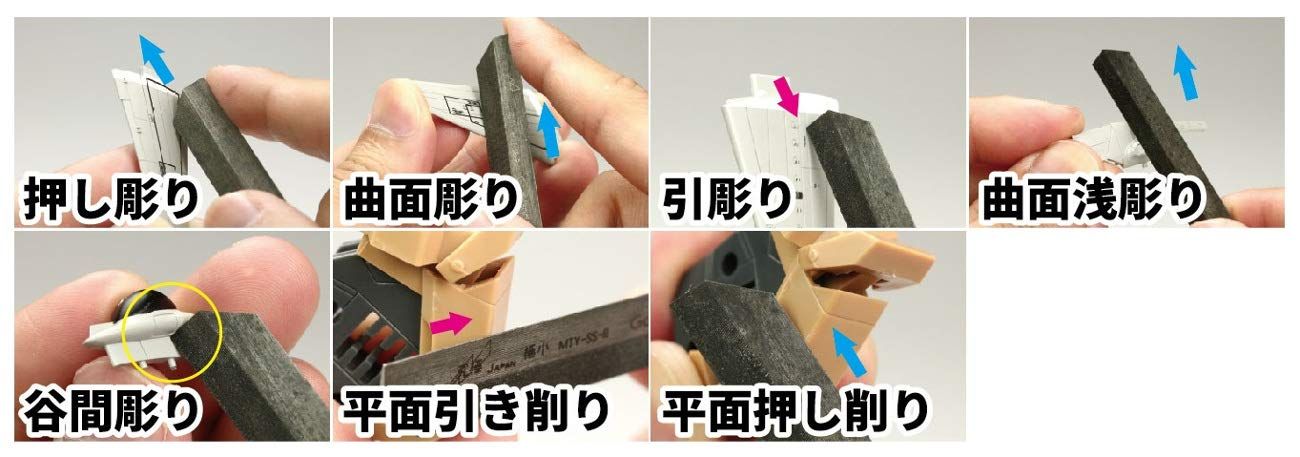 God Hand Line Engraving File Set Extremely Small Size (for Left Hand) - BanzaiHobby