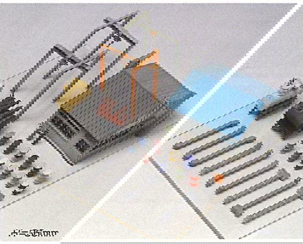 Greenmax 2145 Factory Annexed Structure A (Unassembled Kit) - BanzaiHobby