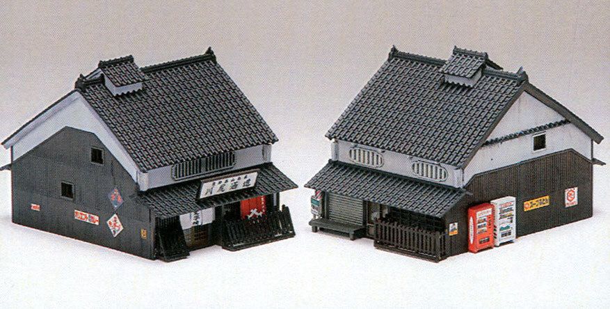 Greenmax 2165 The Town House of Mushiko Style and Shimotaya - BanzaiHobby
