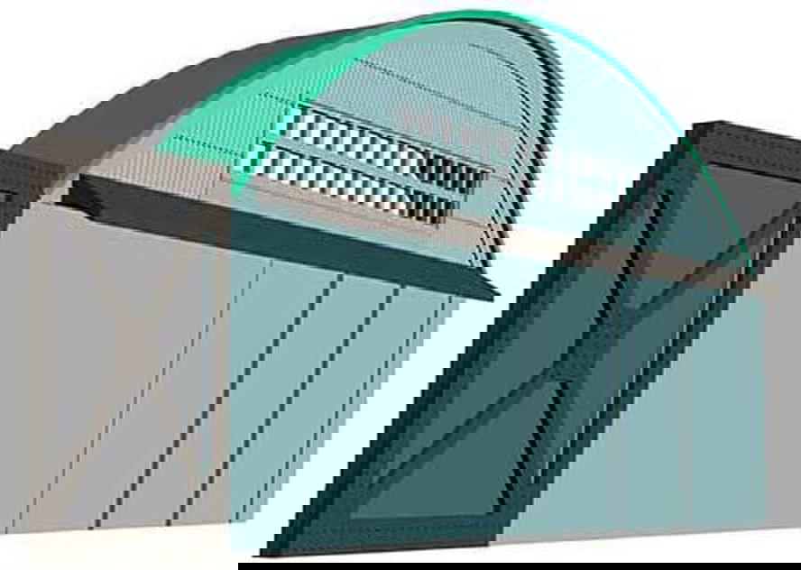 Greenmax 2220 Hangar (Warehouse) (Unassembled Kit) - BanzaiHobby