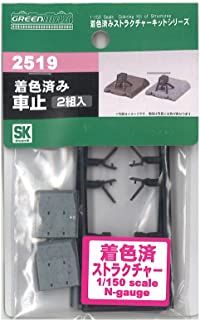 Greenmax 2519 Painted Buffer Stop (2pair) - BanzaiHobby
