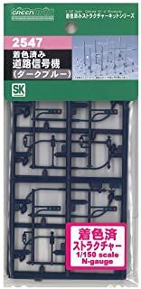 Greenmax 2547 Painted Road Signals (Dark Blue) - BanzaiHobby