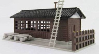Greenmax 2562 Pre-colored Trainman Office (Brown) (Unassembled Kit) - BanzaiHobby